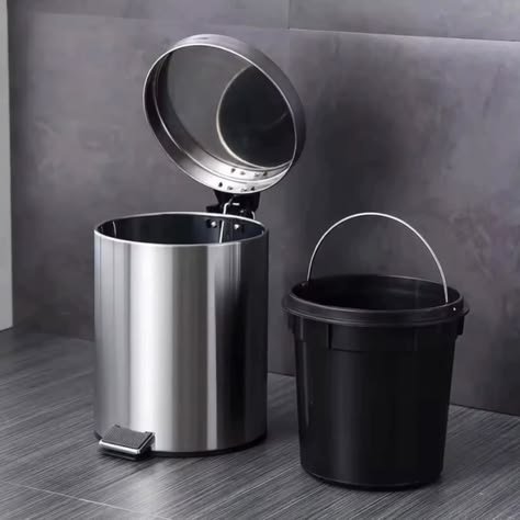 Stainless Steel Dustbins, reference design 009